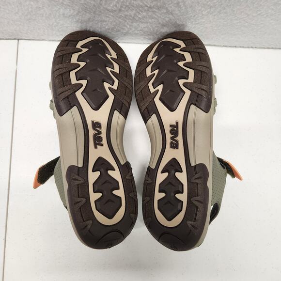 Teva Cross-Foot Sporty Closed Toe Tirra Ct Sandal Burnt Olive Womens Size 9 NWOT - Picture 10 of 11